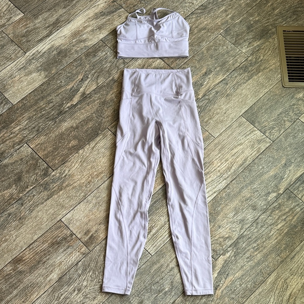 Women's Lavender Leggings Set